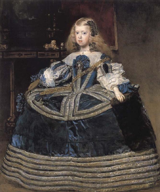 Diego Velazquez Infanta Margarita Teresa in a blue dress